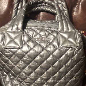 Mz Wallace Small Sutton in Steel Metallic.